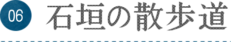 石垣の散歩道