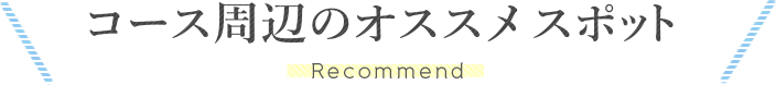 コース周辺のおすすめスポット