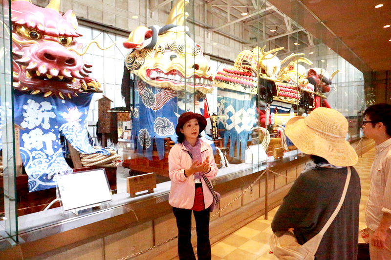 曳山展示場くんち