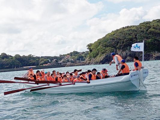 カッターボート体験