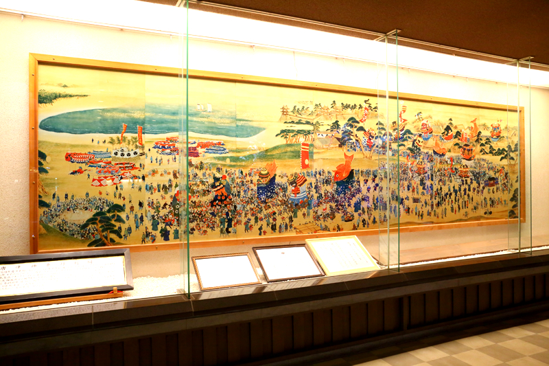 曳山展示場巻物